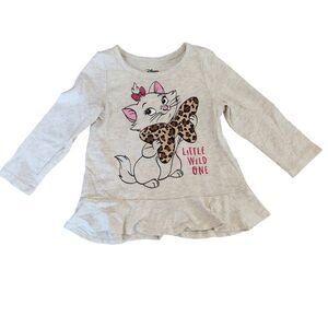 Jumping Beans Disney Girls Little Wild One Long Sleeve Shirt Size 18 months
